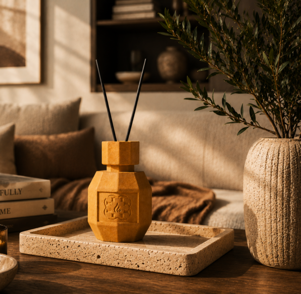 Étage Noble | Architectural Fragrance Diffuser in Sandstone Mineral Composite