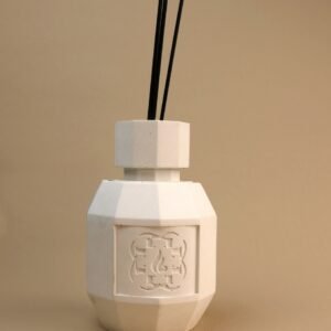 Marble stone fragrance diffuser.patchouli, iris, sandalwood fragrance diffuser. Design scented objects created by Flamme delixir