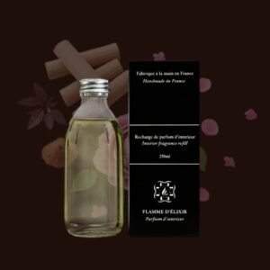 Fragrance Diffuser refill, patchouli, iris, rose sandalwood Voile de fleurs. Flamme d elixir