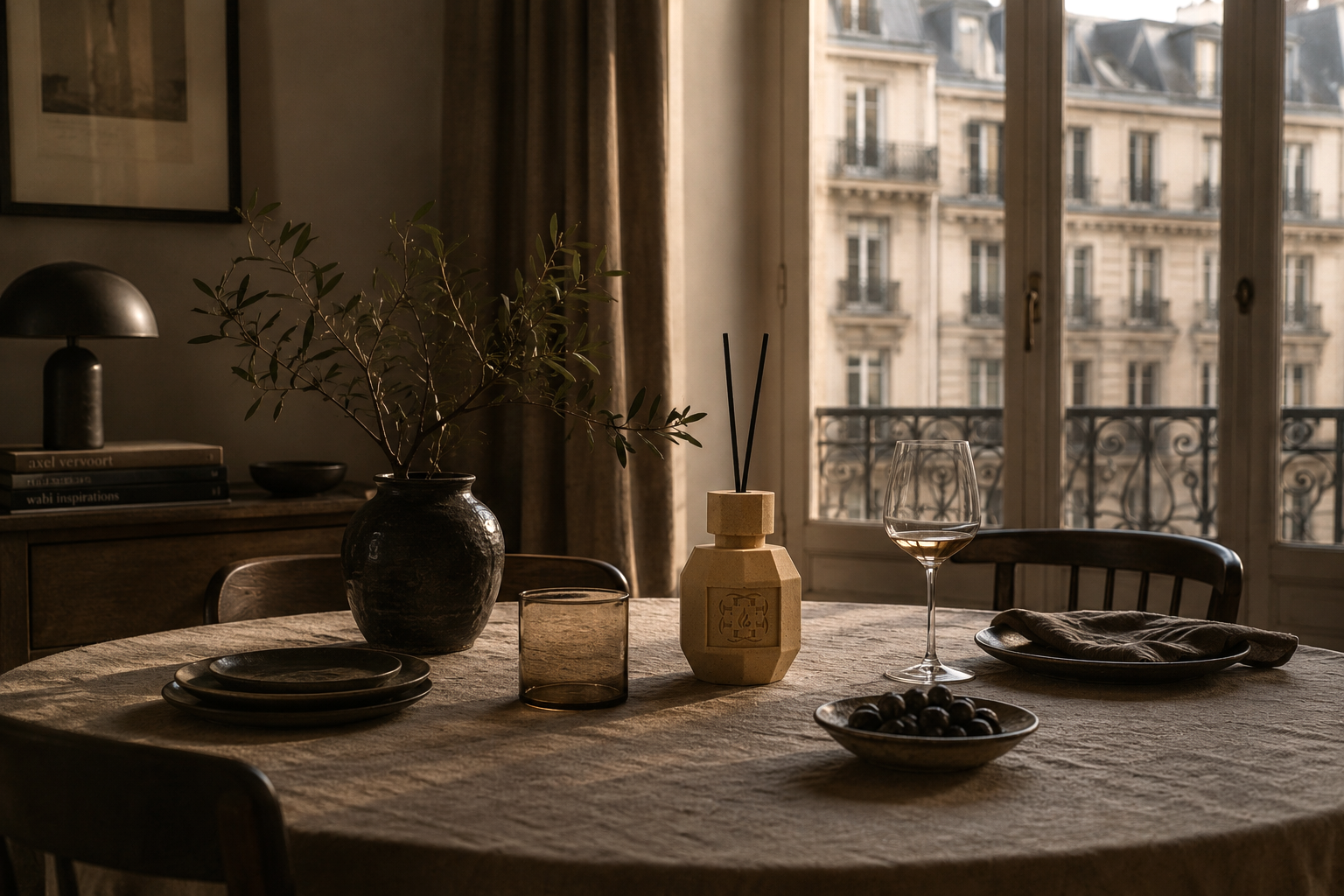 Étage Noble | Architectural Fragrance Diffuser in Sandstone Mineral Composite - Image 3
