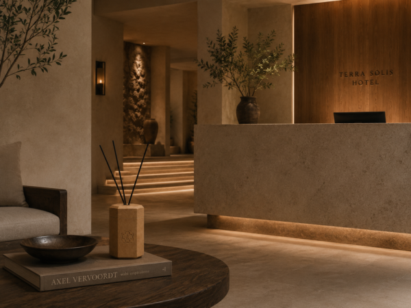 Octave | Architectural Fragrance Diffuser in Sandstone Mineral Composite