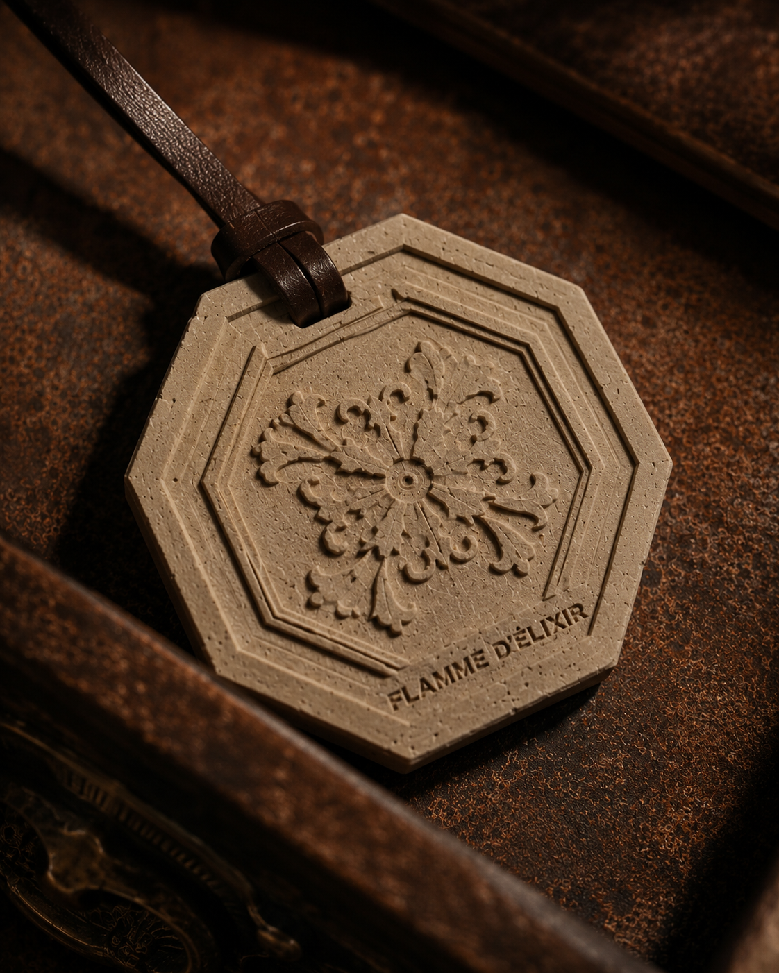 La Rosace — Fragrance infused stone in Sandstone Mineral Composite - Image 2